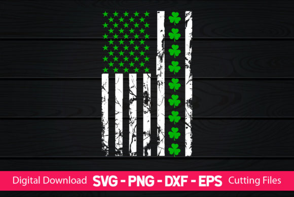 American Flag St. Patrick s Day Gifts Graphics for Crafts