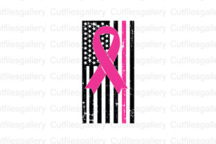 Breast Cancer Awareness Flag Graphics for Crafts
