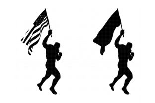 Man Waving the American Flag Embroidery Design Review
