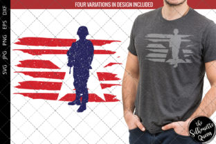 Soldier Flag Graphic Design for Crafts