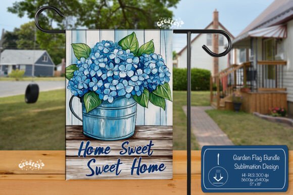 Summer Spring Garden Flag Png Home Png for Graphics and Crafts