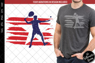 Tennis - Men Flag Graphics for Local Business Branding