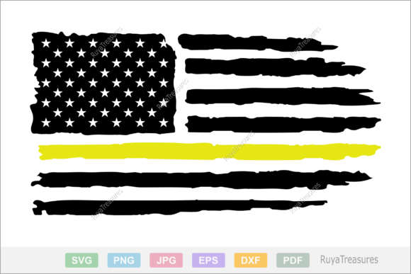 Thin Yellow Line USA Flag Review for Embroidery Projects