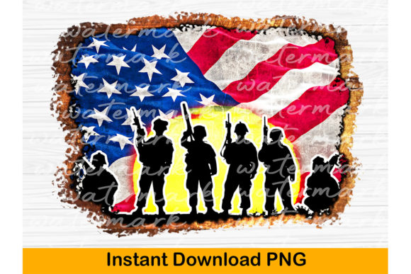 USA Flag PNG for Embroidery